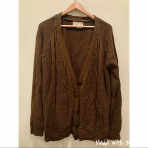 Cable knit Cardigan